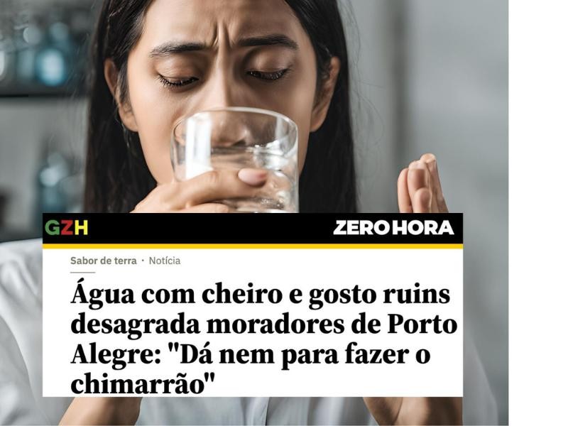 CHEIRO E GOSTO RUINS NA ÁGUA DE PORTO ALEGRE: O QUE ESTÁ ACONTECENDO?